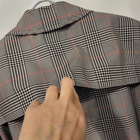 M&S houndstooth trench coat - Picture 6 of 8